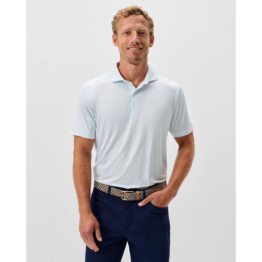 Johnnie-o Featherweight Performance Polo - Tee Party White
