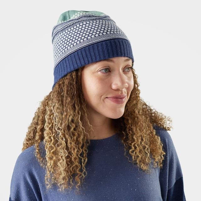 Smartwool Unisex Popcorn Cable Reversible Beanie Hat Nightfall Blue