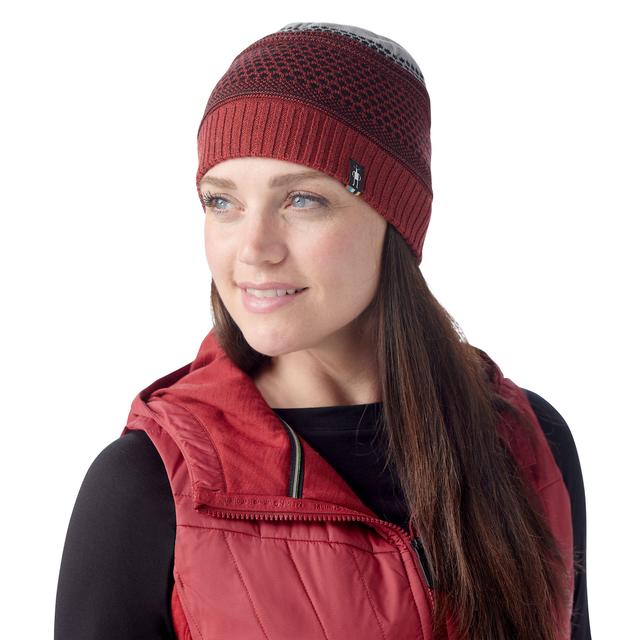 Smartwool Popcorn Cable Beanie Currant Heather