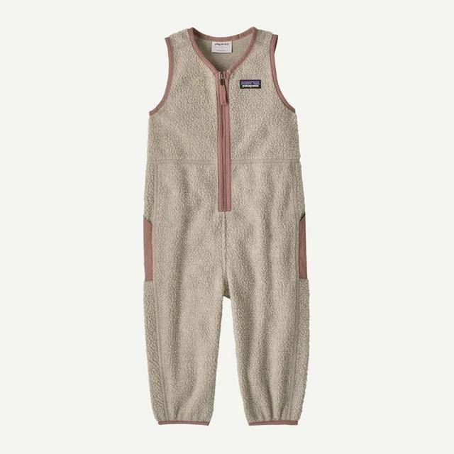 Patagonia Baby Shearling Overalls Natural