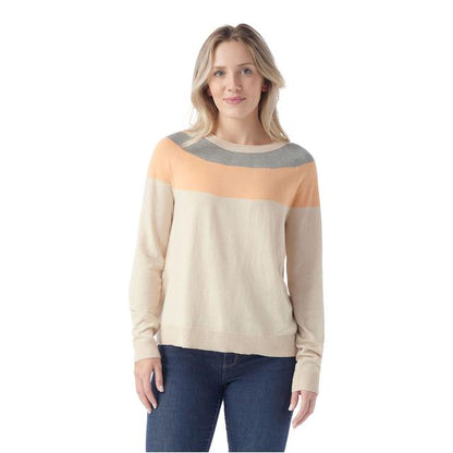 Womens Edgewood Colorblock Crew Sweater Smartwool