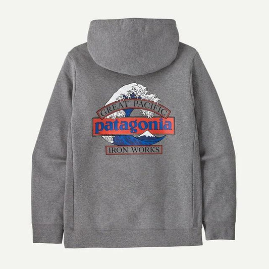 Patagonia Great Waves Uprisal Hoody Gravel Heather