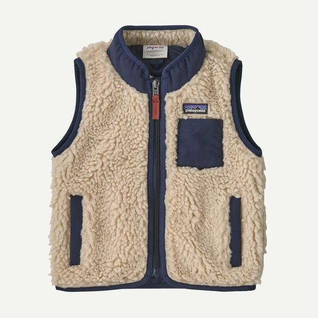Patagonia Baby Retro X Vest Dark Natural w/New Navy