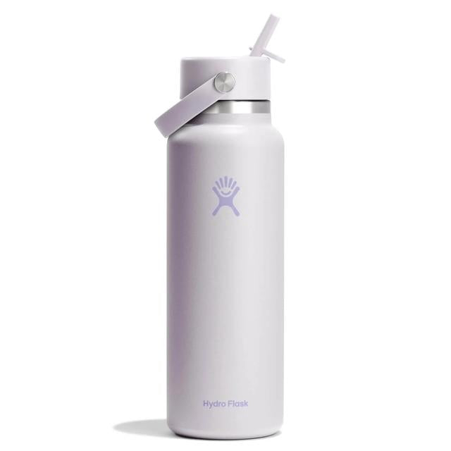 Hydro Flask 40 Oz Wide Mouth With Flex Straw Cap - Cloud Pink