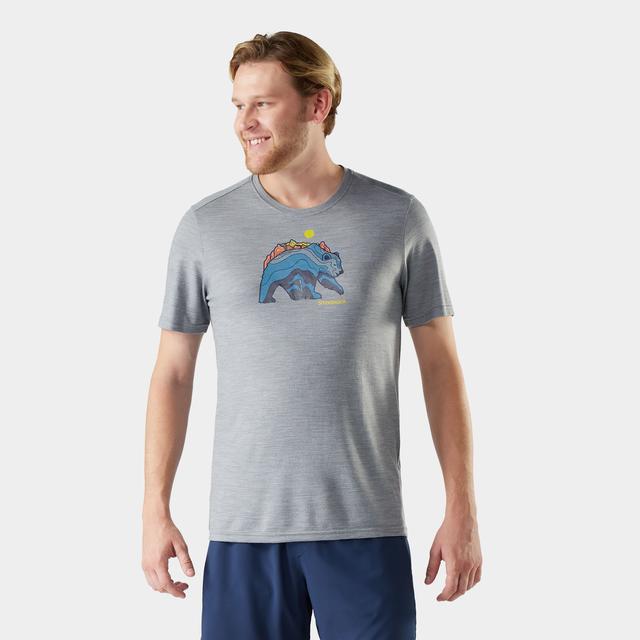 Smartwool Bear Strata Active Short Sleeve Graphic T-shirt Light Gray Heather Light Gray Heather