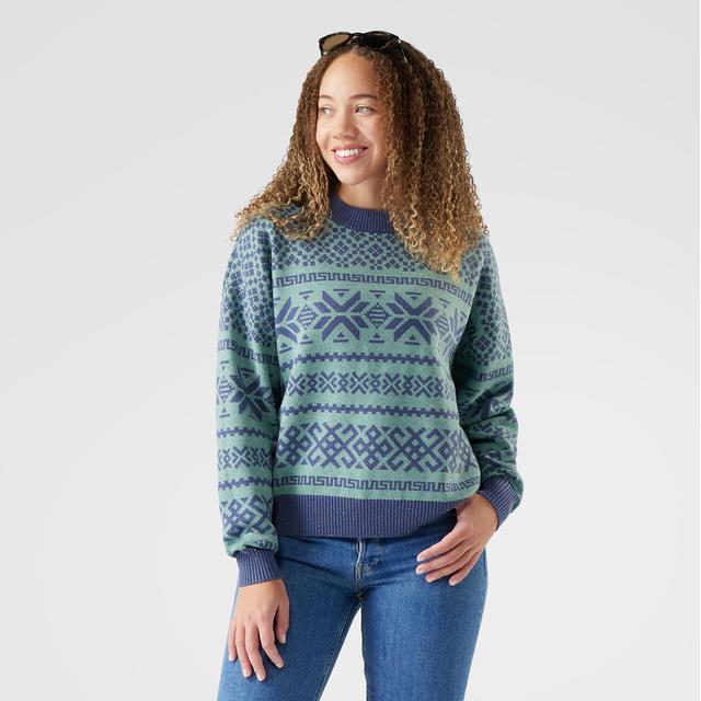 Smartwool Edgewood Heritage Crew Sweater Arctic Green