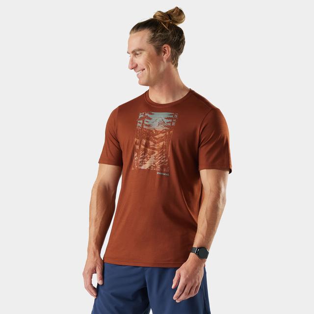 Smartwool Winding Trail Active Short Sleeve Graphic T-shirt Burnt Sienna