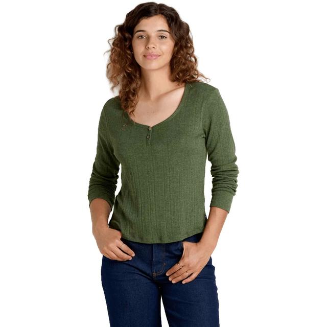 W Foothill Pointelle Henley LS Shirt Toad & Co