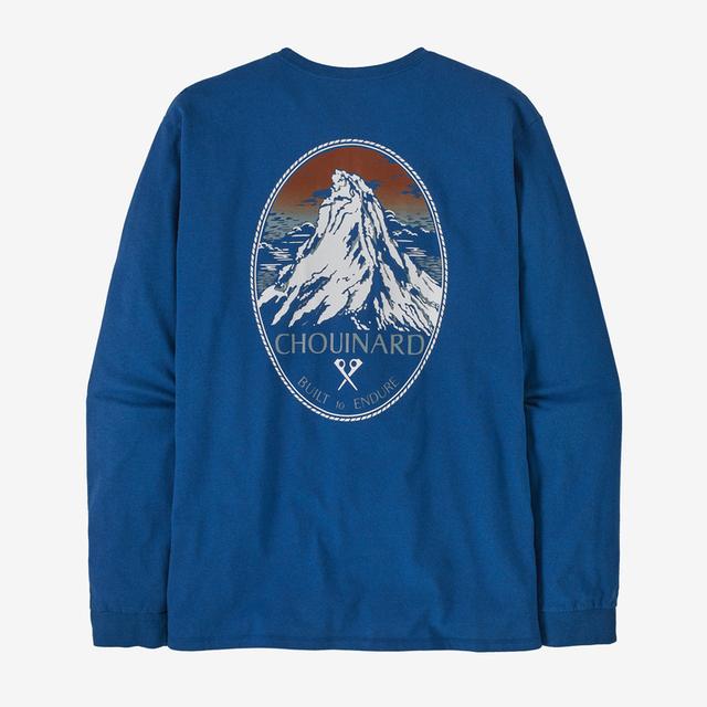 Patagonia M's L/s Chouinard Crest Responsibili-tee ENLB