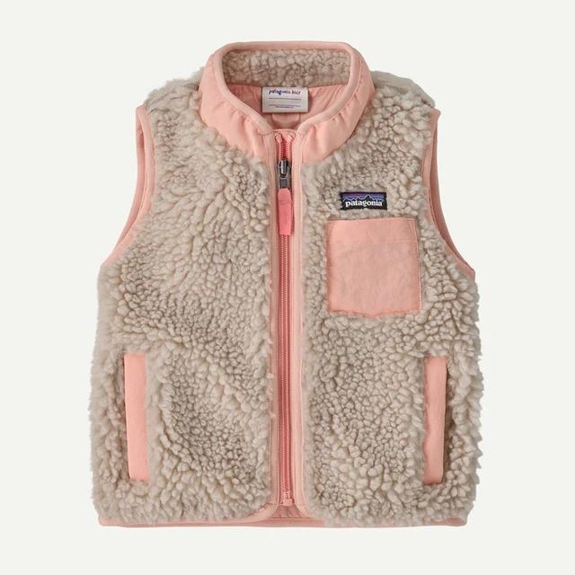 Patagonia Baby Retro X Vest Natural w/Sunlit Pink
