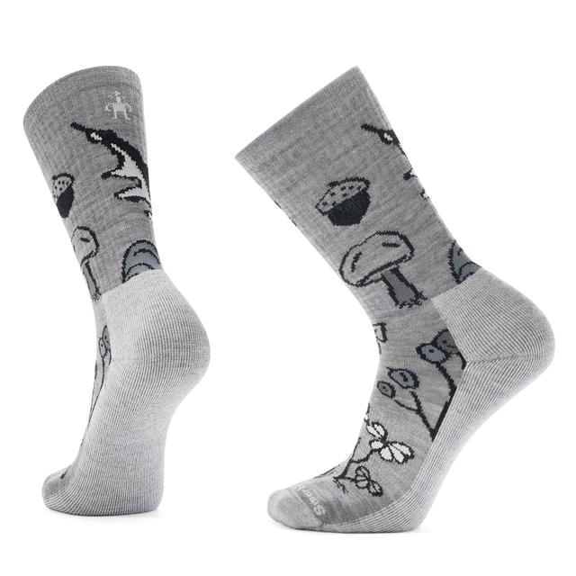 Smartwool Everyday Forest Loot Crew Socks LIGHT GRAY