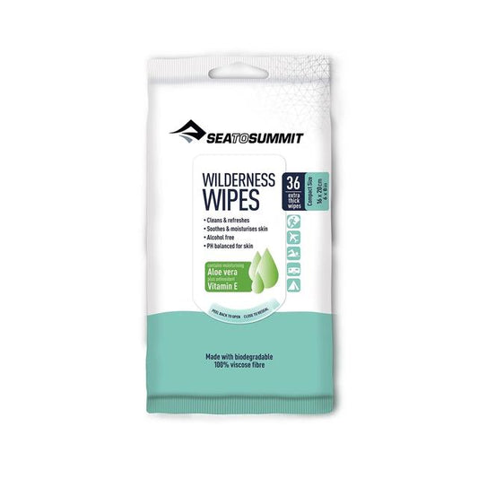 Sea To Summit Trek And Travel Wilderness Bath Wipes - Xl - 8 Per Pack