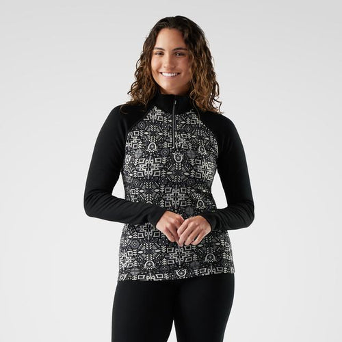 black deco floral / L
