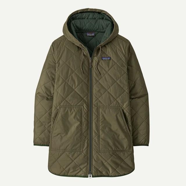 Patagonia Diamond Quilted Parka Basin Green