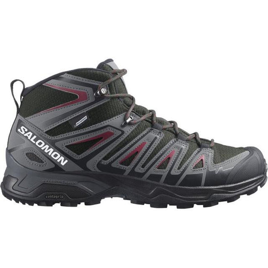 Salomon Mens M X Ultra Pioneer Mid Cswp Peat/QuSh