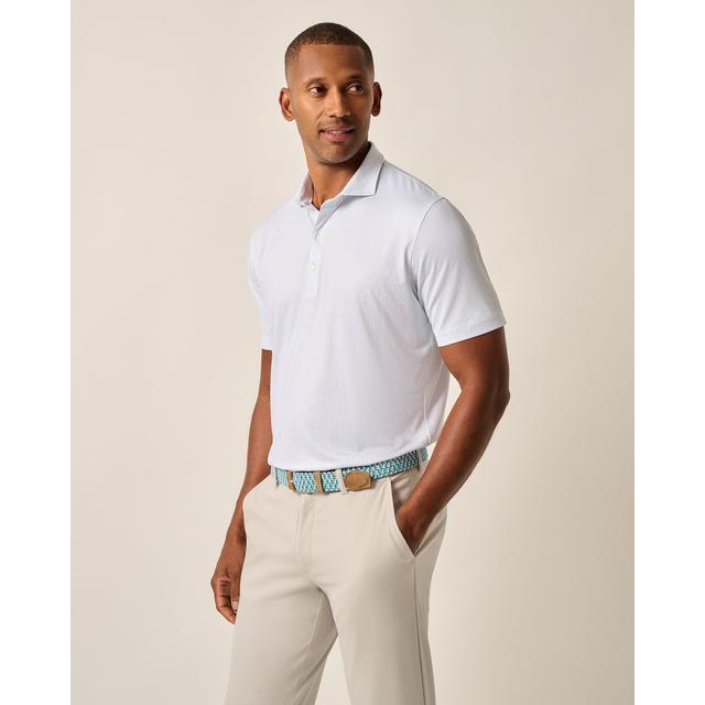 Johnnie-o Performance Jersey Polo - Tee Time Print Thunder