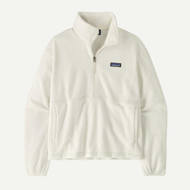 Patagonia Micro D 1/2 Zip Fleece Pullover Birch White