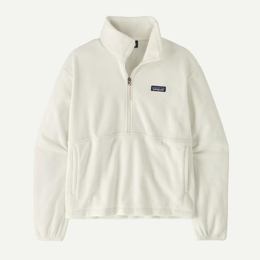 Patagonia Micro D 1/2 Zip Fleece Pullover Birch White