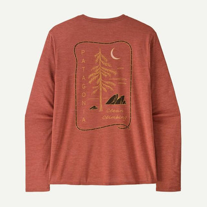 Patagonia L/s Cap Cool Daily Graphic Shirt - Lands Potters Red