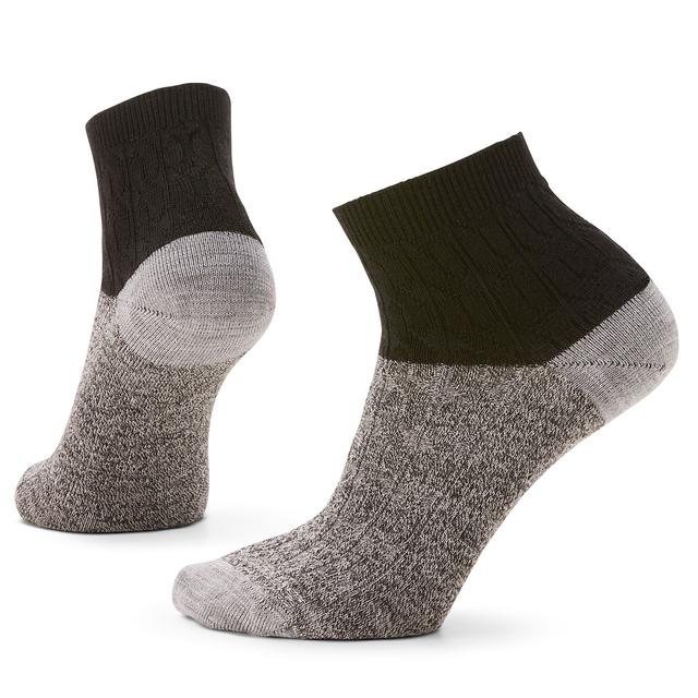 Smartwool Everyday Cable Zero Cushion Ankle Socks Black