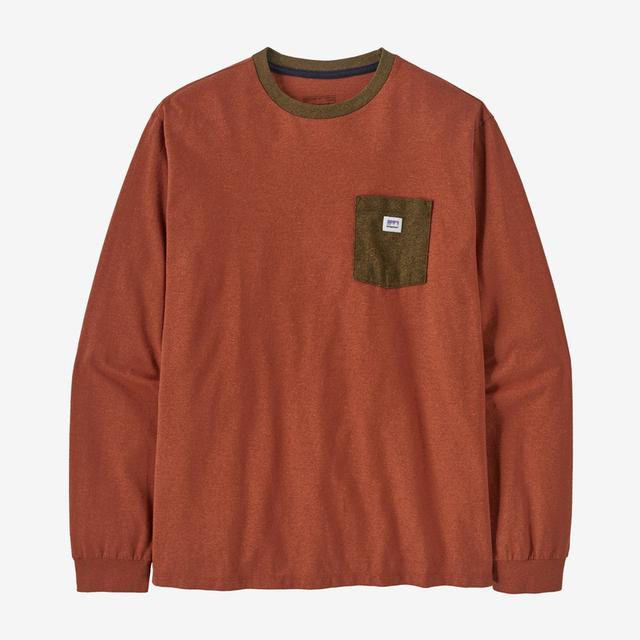 Patagonia L/s Shop Sticker Pocket Responsibili-tee HENB