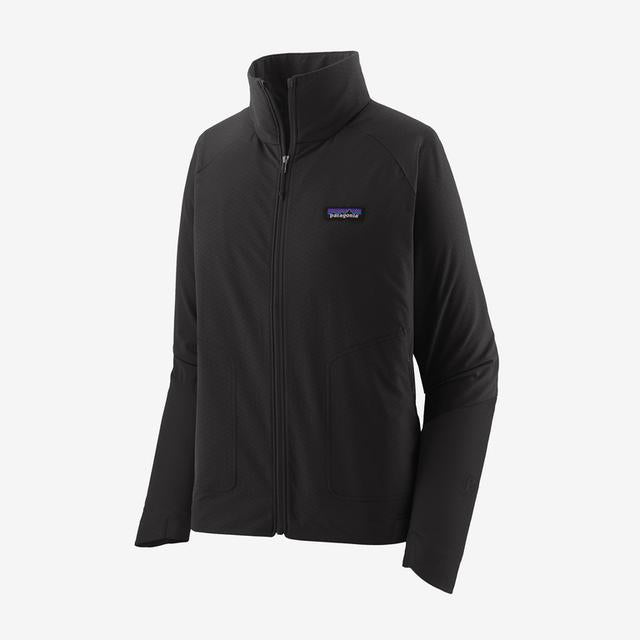 Patagonia W's R1 Crossstrata Jkt BLK