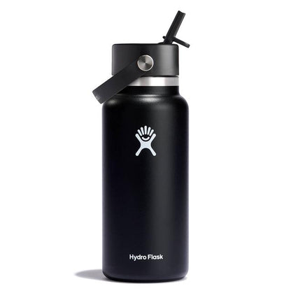 Hydroflask 32 Oz Wide Flex Straw Cap BLACK