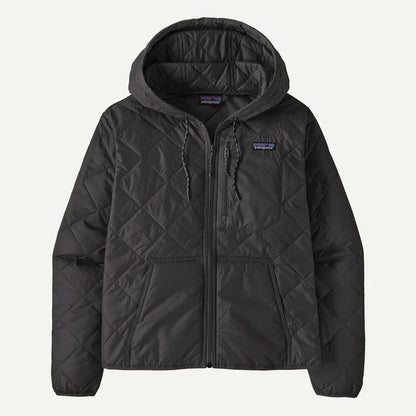 Patagonia Diamond Quilted Bomber Hoody Black