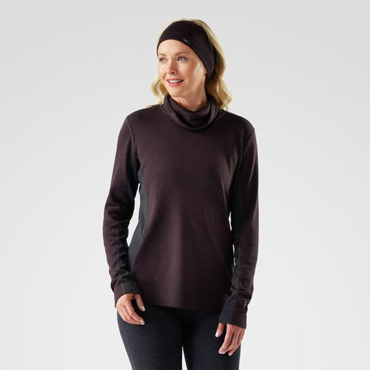 Smartwool Classic Thermal Merino Mock Neck Mink Heather
