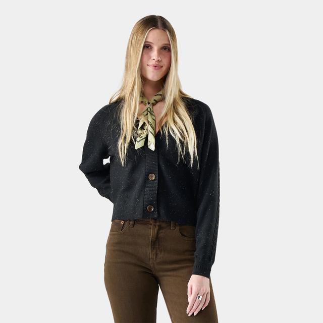 Smartwool Edgewood Cardigan Black Donegal