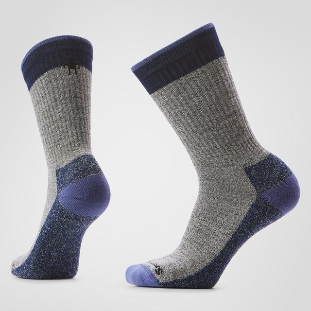 Smartwool Unisex Everyday Rollinsville Crew Socks Fossil/Navy