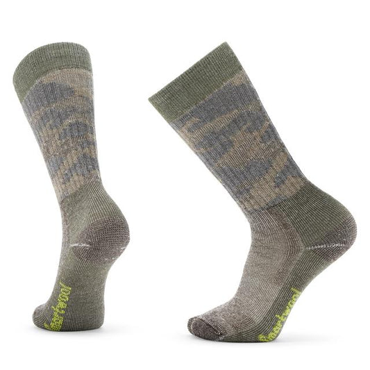 Smartwool Hunt Classic Edition Camo Tall Crew Socks Chestnut Chestnut