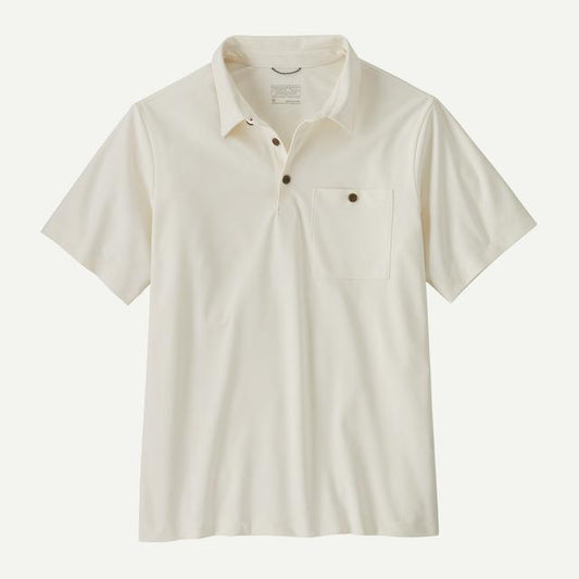 Patagonia Transit Traveler Polo Birch White