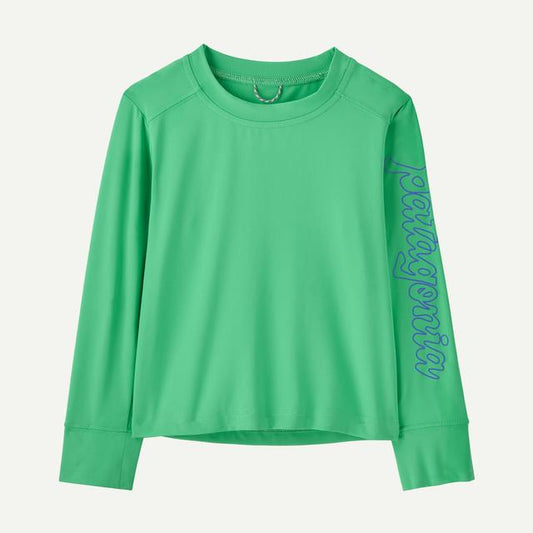 Patagonia Baby Long Sleeved Capilene Silkweight T Shirt Aloe Green