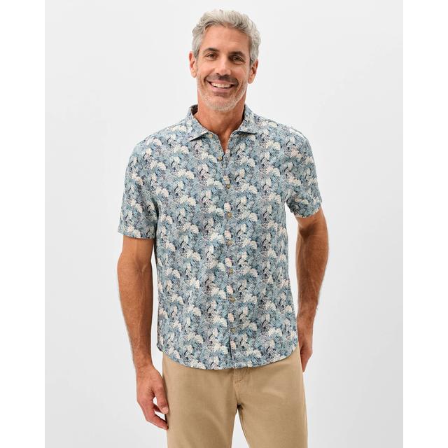 Johnnie-o Short Sleeve Hangin' Out Button Down Shirt - Ragland Wake