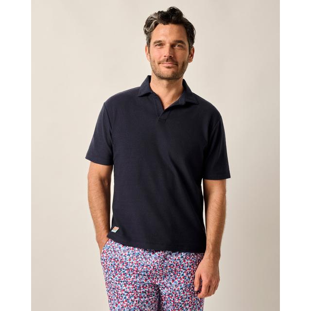Johnnie-o Terry Johnny Collar Polo - Frankie Blue