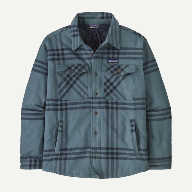 Patagonia Lightweight Insulated Fjord Flannel Shirt Plume Grey