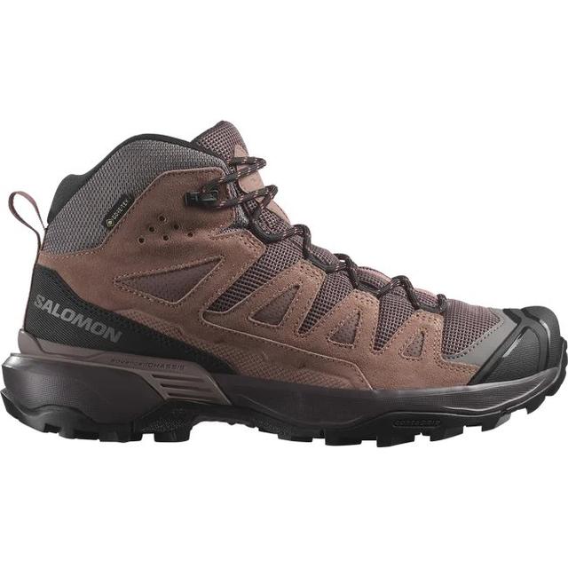 Salomon X Ultra 360 Leather Mid Gore-tex Peppercorn / Cognac / Hot Coral