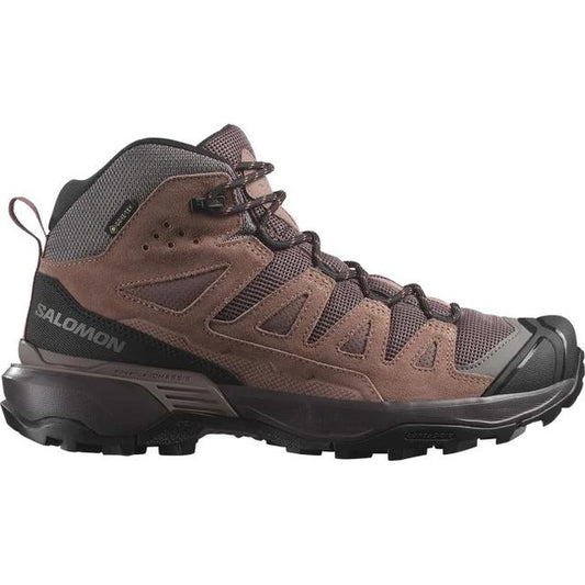 Salomon X Ultra 360 Leather Mid Gore-tex Peppercorn / Cognac / Hot Coral
