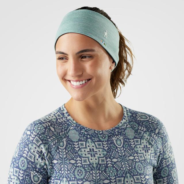 Smartwool Unisex Thermal Merino Reversible Headband Arctic Green/Twilight Blue