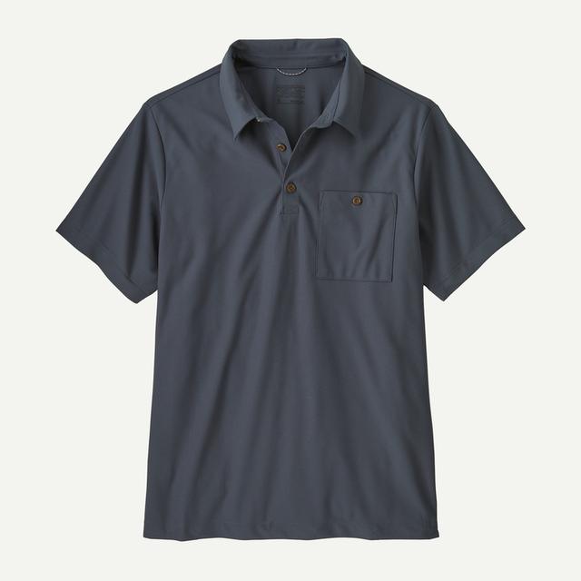 Patagonia Transit Traveler Polo Smolder Blue