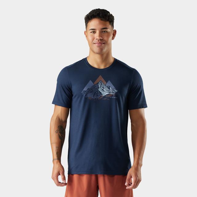 Smartwool Peak Bagger Active Short Sleeve Graphic T-shirt Black Navy