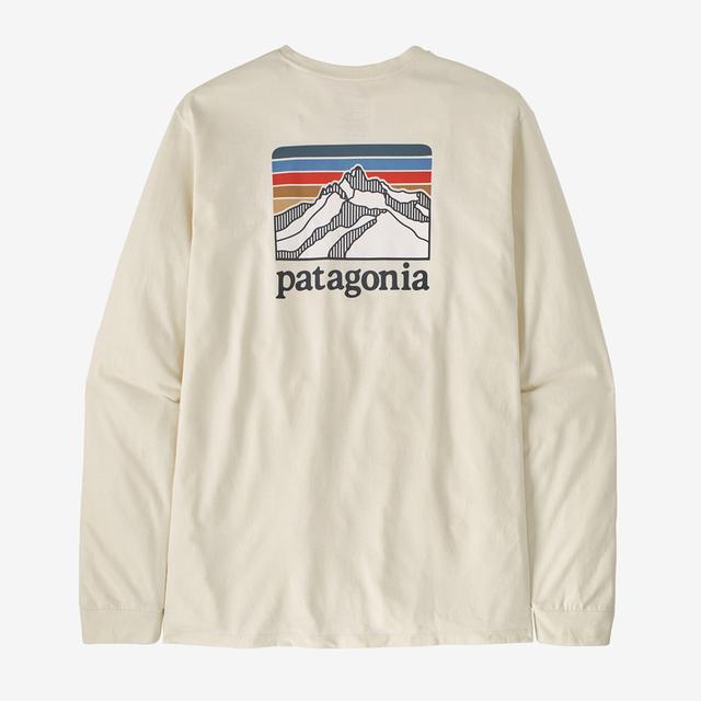 Patagonia M's L/s Line Logo Ridge Responsibili-tee BCW