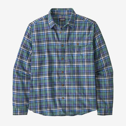Patagonia L/s Lw Fjord Flannel Shirt Smolder Blue