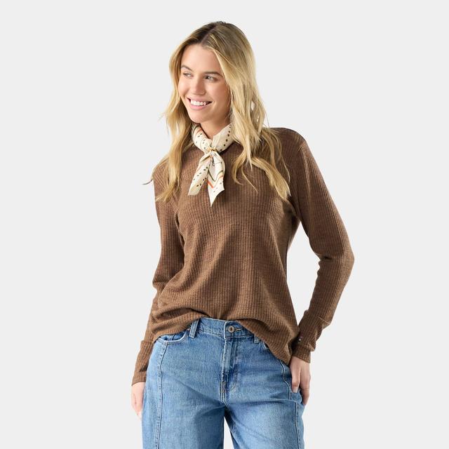 Smartwool Thermal Merino Rib Crew Mocha Heather
