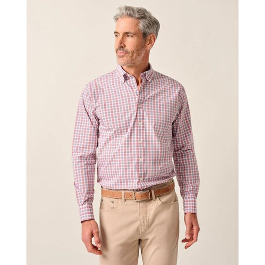 Johnnie-o Everyday Performance Button Down Shirt - Brantley Red