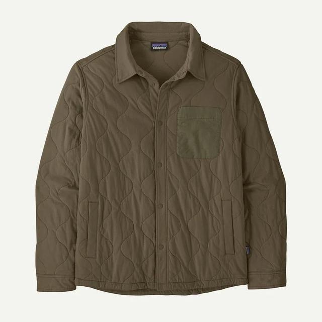 Patagonia Daily Quilted Shirt Jacket Basin Green