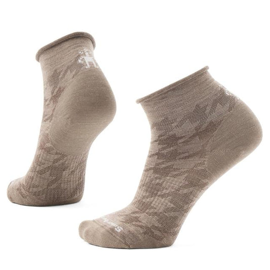 Smartwool Everyday Lifestyle Hounds Tooth Ankle Socks Fossil