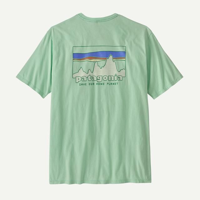 Patagonia '73 Skyline Organic T-shirt Rinsed Green