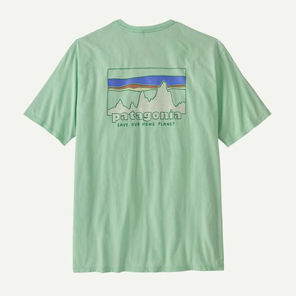 Patagonia '73 Skyline Organic T-shirt Rinsed Green